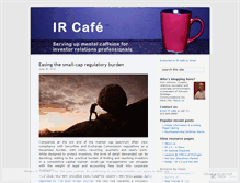 Tablet Screenshot of ircafe.com